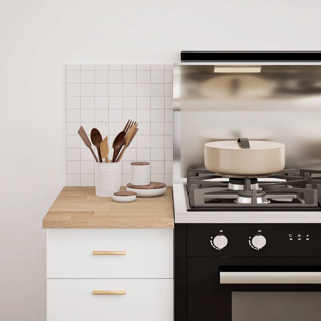 Piano di Lavoro Cucina 40x63,5x2,7 cm Legno Massello Rovere