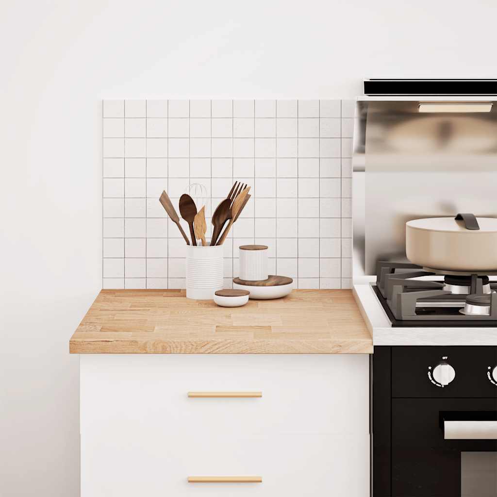 Piano di Lavoro Cucina 60x63,5x2,7 cm Legno Massello Rovere