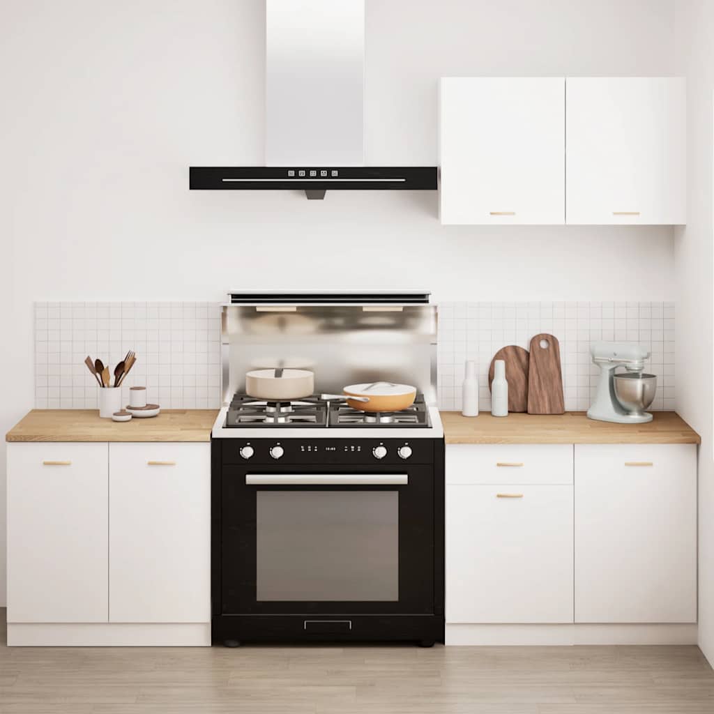 Piano di Lavoro Cucina 80x63,5x2,7 cm Legno Massello Rovere