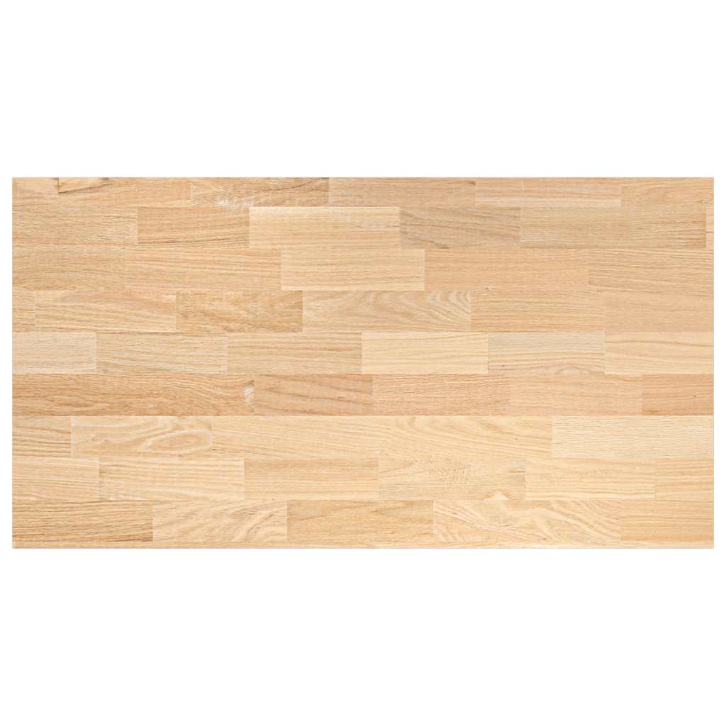 Piano di Lavoro Cucina 120x63,5x2,7 cm Legno Massello Rovere