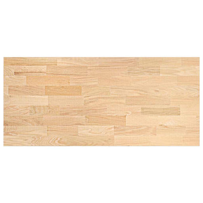 Piano di Lavoro Cucina 140x63,5x2,7 cm Legno Massello Rovere