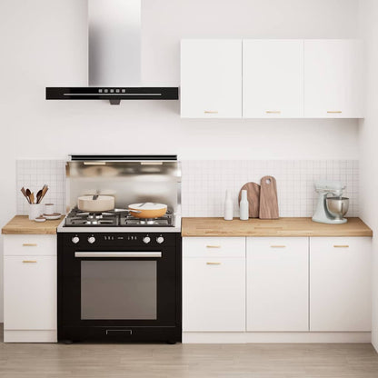 Piano di Lavoro Cucina 40x63,5x4 cm Legno Massello Rovere