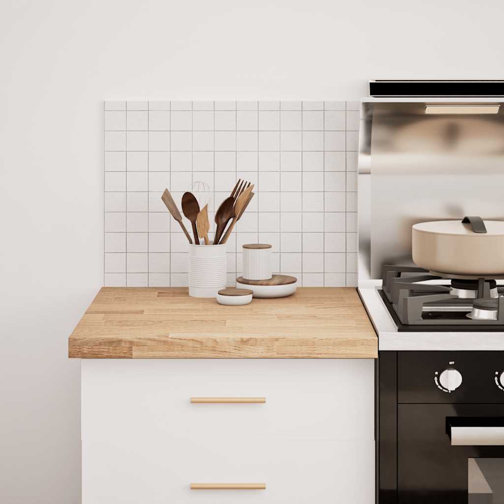 Piano di Lavoro Cucina 60x63,5x4 cm Legno Massello Rovere