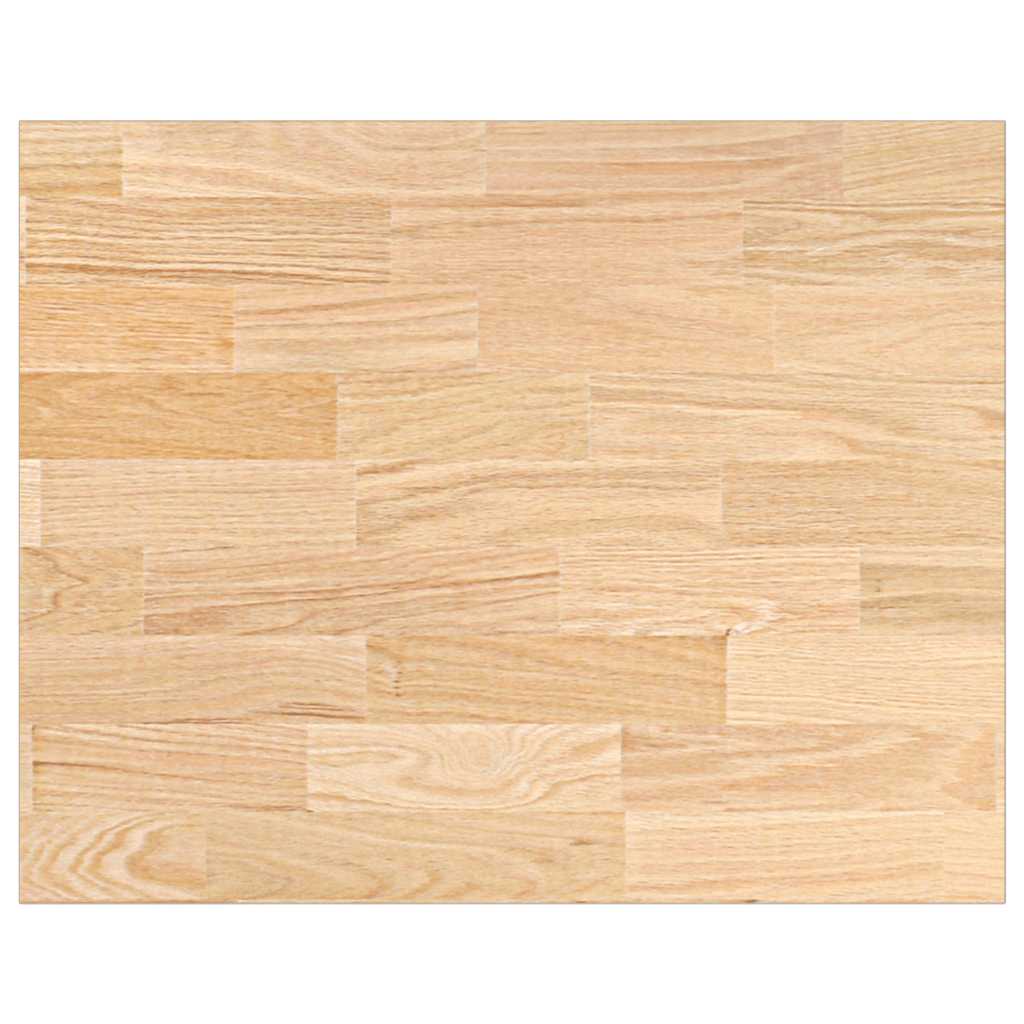 Piano di Lavoro Cucina 80x63,5x4 cm Legno Massello Rovere