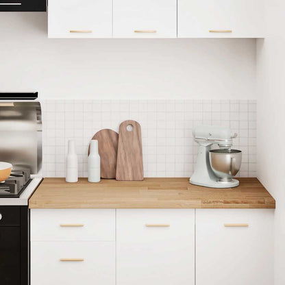 Piano di Lavoro Cucina 120x63,5x4 cm Legno Massello Rovere