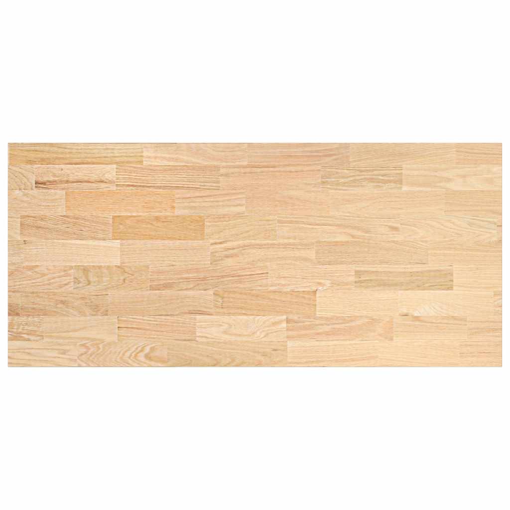 Piano di Lavoro Cucina 140x63,5x4 cm Legno Massello Rovere