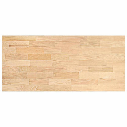 Piano di Lavoro Cucina 140x63,5x4 cm Legno Massello Rovere