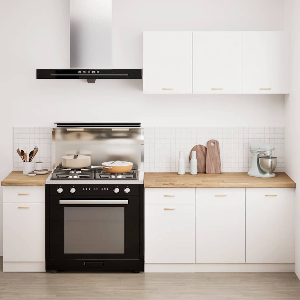 Piano di Lavoro Cucina 140x63,5x4 cm Legno Massello Rovere