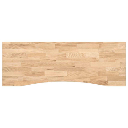 Piano Scrivania 140x50x2,5 cm Rovere Massello Non Trattato