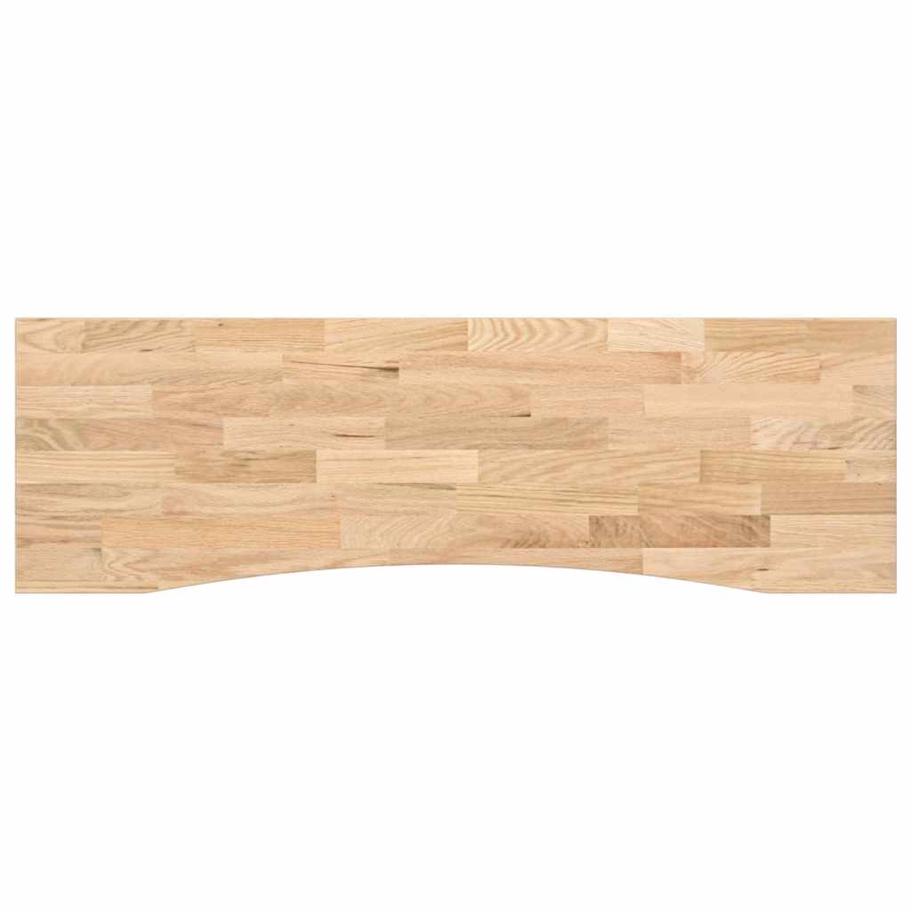 Piano Scrivania 160x50x2,5 cm Rovere Massello Non Trattato