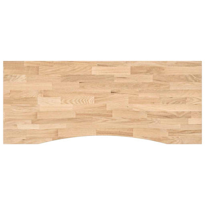 Piano Scrivania 120x60x2,5 cm Rovere Massello Non Trattato