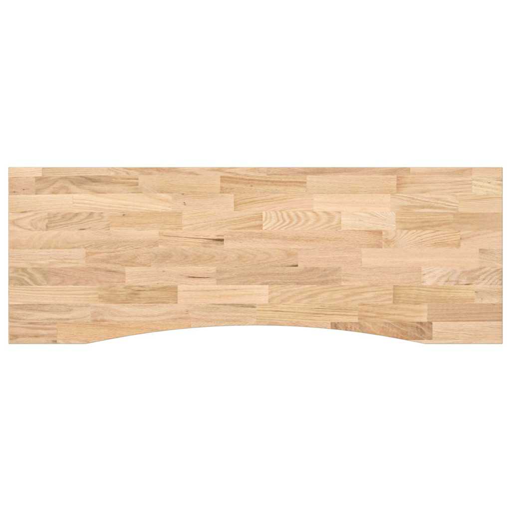 Piano Scrivania 140x60x2,5 cm Rovere Massello Non Trattato