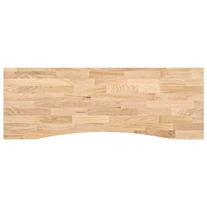 Piano Scrivania 140x60x2,5 cm Rovere Massello Non Trattato
