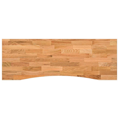 Piano Scrivania Marrone Chiaro 140x50x2,5 cm in Rovere Massello