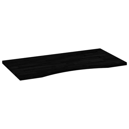 Piano Scrivania Marrone Scuro 100x50x2,5 cm in Rovere Massello