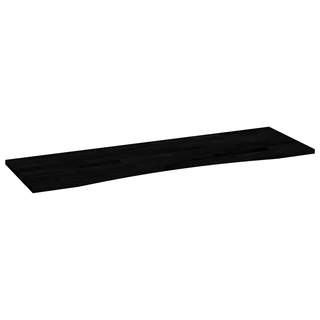 Piano Scrivania Marrone Scuro 160x50x2,5 cm in Rovere Massello