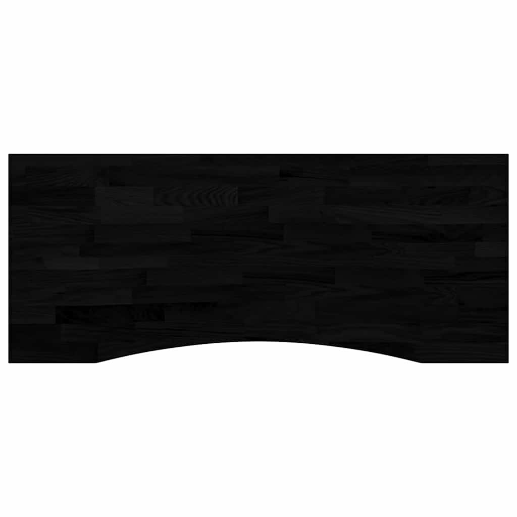Piano Scrivania Marrone Scuro 120x60x2,5 cm in Rovere Massello