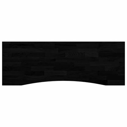 Piano Scrivania Marrone Scuro 140x60x2,5 cm in Rovere Massello