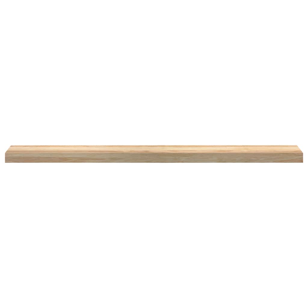 Davanzali 2 pz Non Trattati 120x15x2cm Legno Massello di Rovere