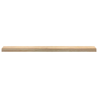Davanzali 2 pz Non Trattati 120x15x2cm Legno Massello di Rovere