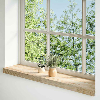 Davanzali 2 pz Non Trattati 70x20x2 cm Legno Massello di Rovere