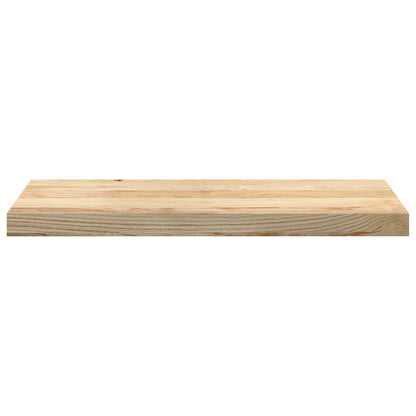 Davanzali 2 pz Non Trattati 70x25x2 cm Legno Massello di Rovere