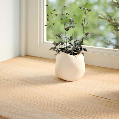 Davanzali 2 pz Non Trattati 90x25x2 cm Legno Massello di Rovere