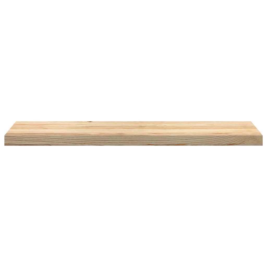 Davanzali 2 pz Non Trattati 100x25x2cm Legno Massello di Rovere