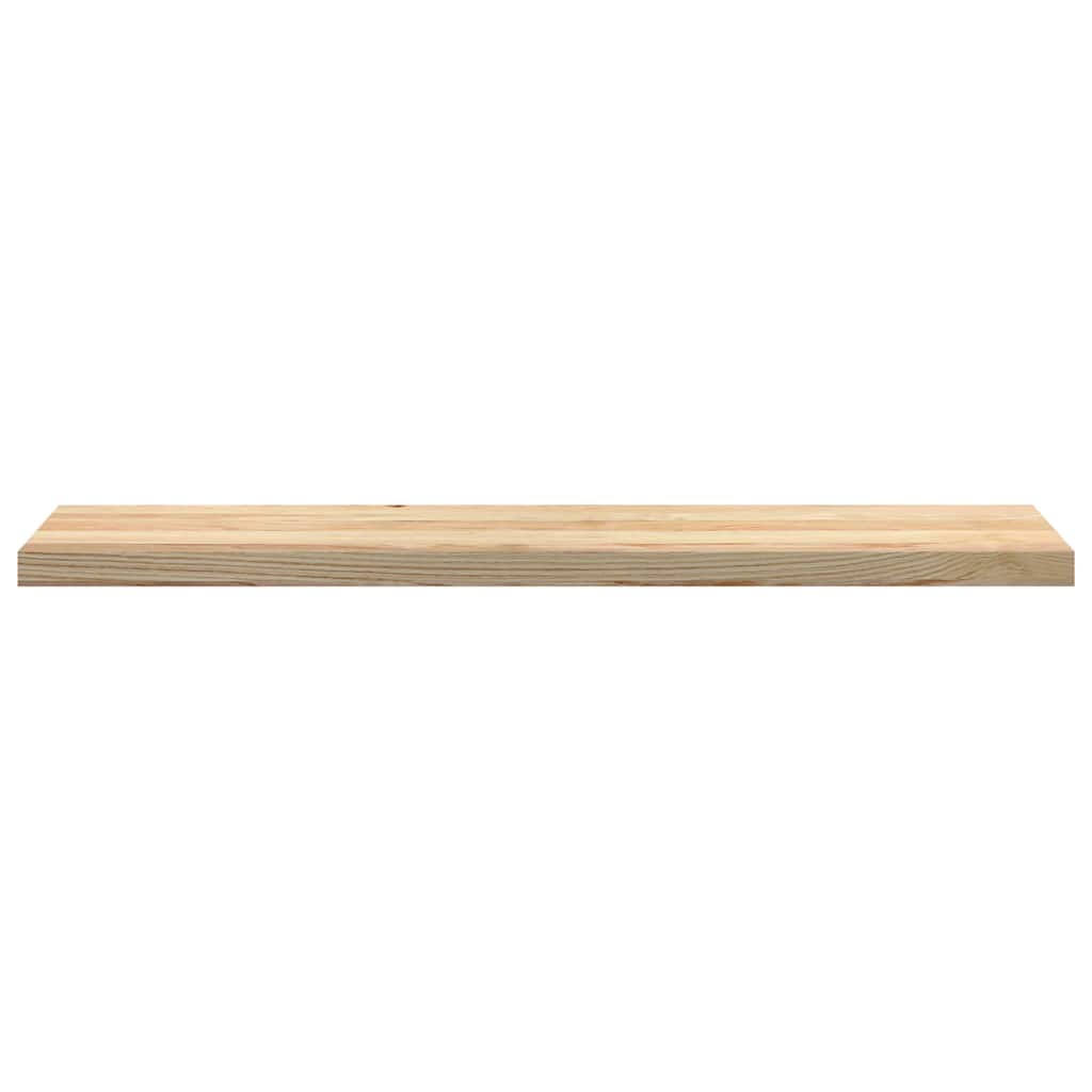 Davanzali 2 pz Non Trattati 120x25x2cm Legno Massello di Rovere