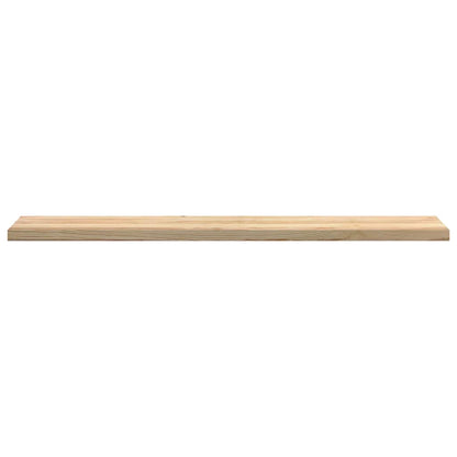 Davanzali 2 pz Non Trattati 160x25x2cm Legno Massello di Rovere