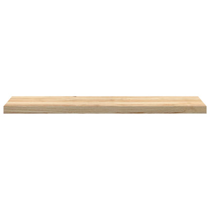 Davanzali 2 pz Non Trattati 110x30x2cm Legno Massello di Rovere