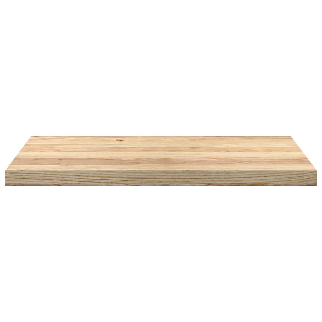 Davanzali 2 pz Non Trattati 80x40x2 cm Legno Massello di Rovere