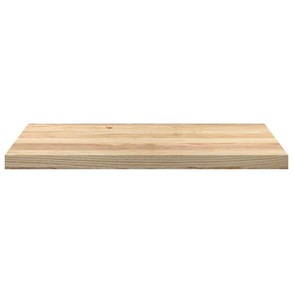 Davanzali 2 pz Non Trattati 80x40x2 cm Legno Massello di Rovere