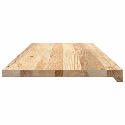 Davanzali 2 pz Non Trattati 100x40x2cm Legno Massello di Rovere