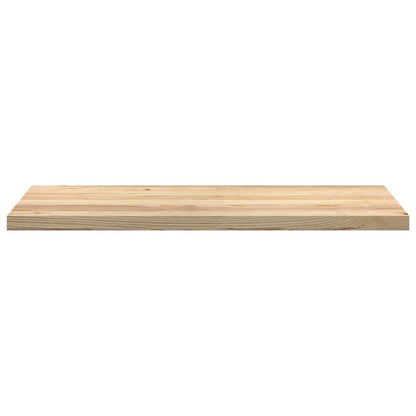 Davanzali 2 pz Non Trattati 110x40x2cm Legno Massello di Rovere
