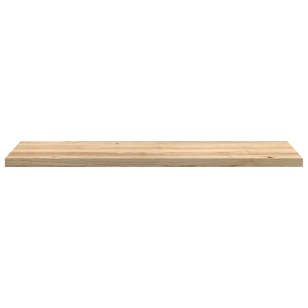 Davanzali 2 pz Non Trattati 140x40x2cm Legno Massello di Rovere