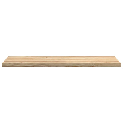 Davanzali 2 pz Non Trattati 140x40x2cm Legno Massello di Rovere