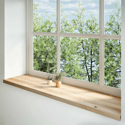 Davanzali 2 pz Non Trattati 160x40x2cm Legno Massello di Rovere