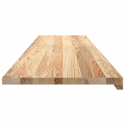 Davanzali 2 pz Non Trattati 160x40x2cm Legno Massello di Rovere