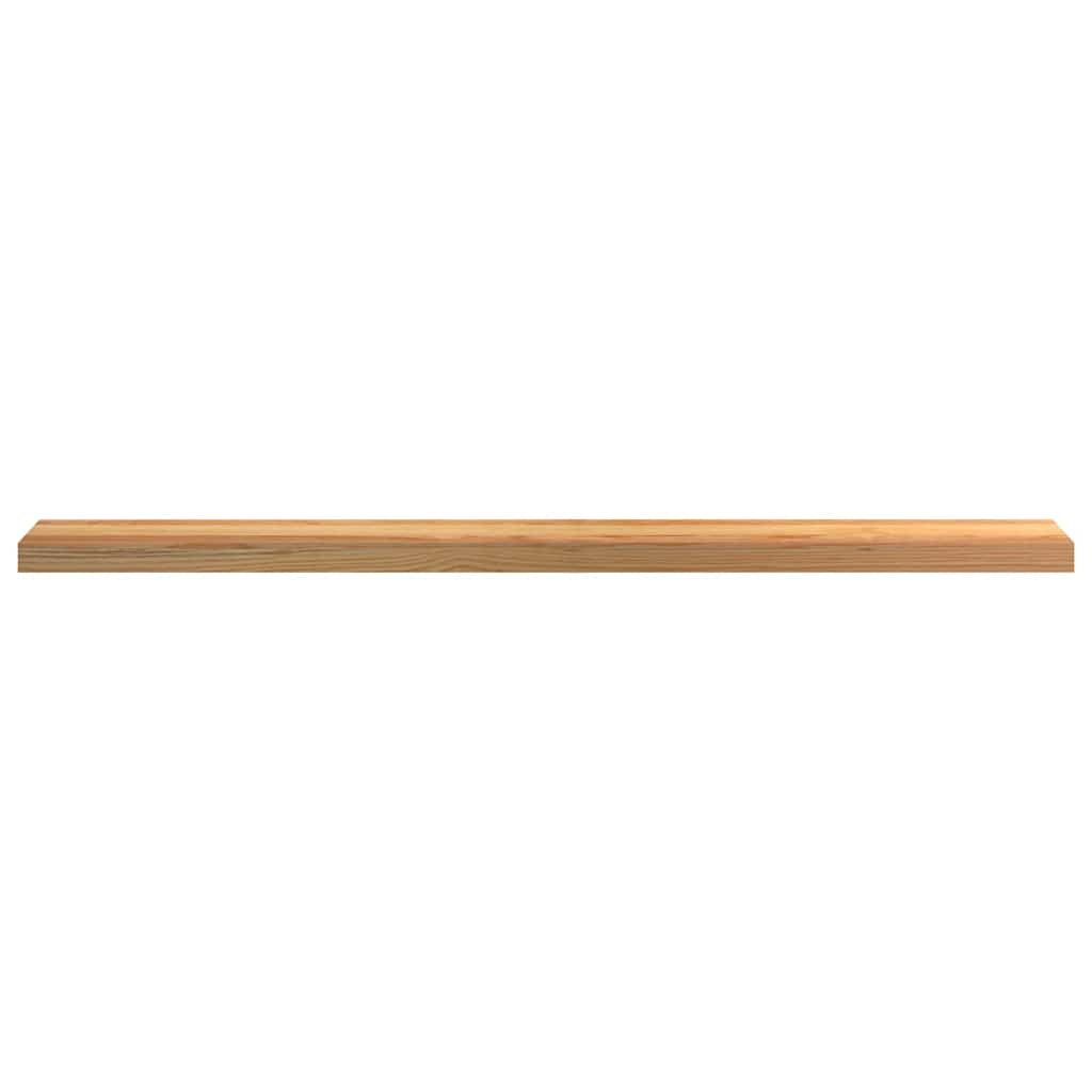 Davanzali 2 pz Marrone Chiaro 140x15x2 cm Legno Massello Rovere