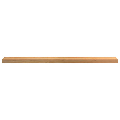 Davanzali 2 pz Marrone Chiaro 140x15x2 cm Legno Massello Rovere