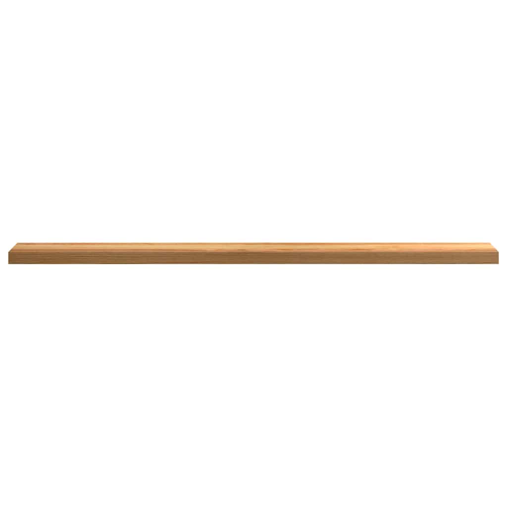 Davanzali 2 pz Marrone Chiaro 160x15x2cm Legno Massello Rovere