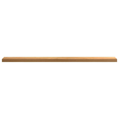 Davanzali 2 pz Marrone Chiaro 160x15x2cm Legno Massello Rovere