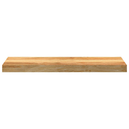 Davanzali 2 pz Marrone Chiaro 70x20x2 cm Legno Massello Rovere
