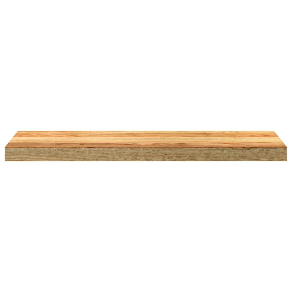 Davanzali 2 pz Marrone Chiaro 80x20x2 cm Legno Massello Rovere