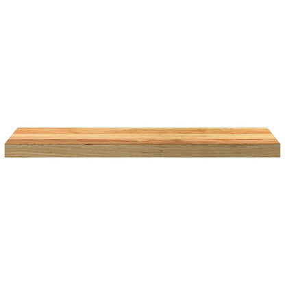 Davanzali 2 pz Marrone Chiaro 80x20x2 cm Legno Massello Rovere