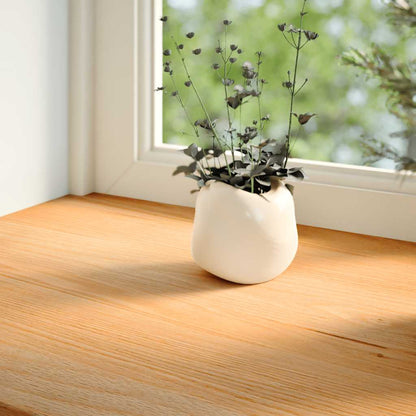 Davanzali 2 pz Marrone Chiaro 90x25x2 cm Legno Massello Rovere