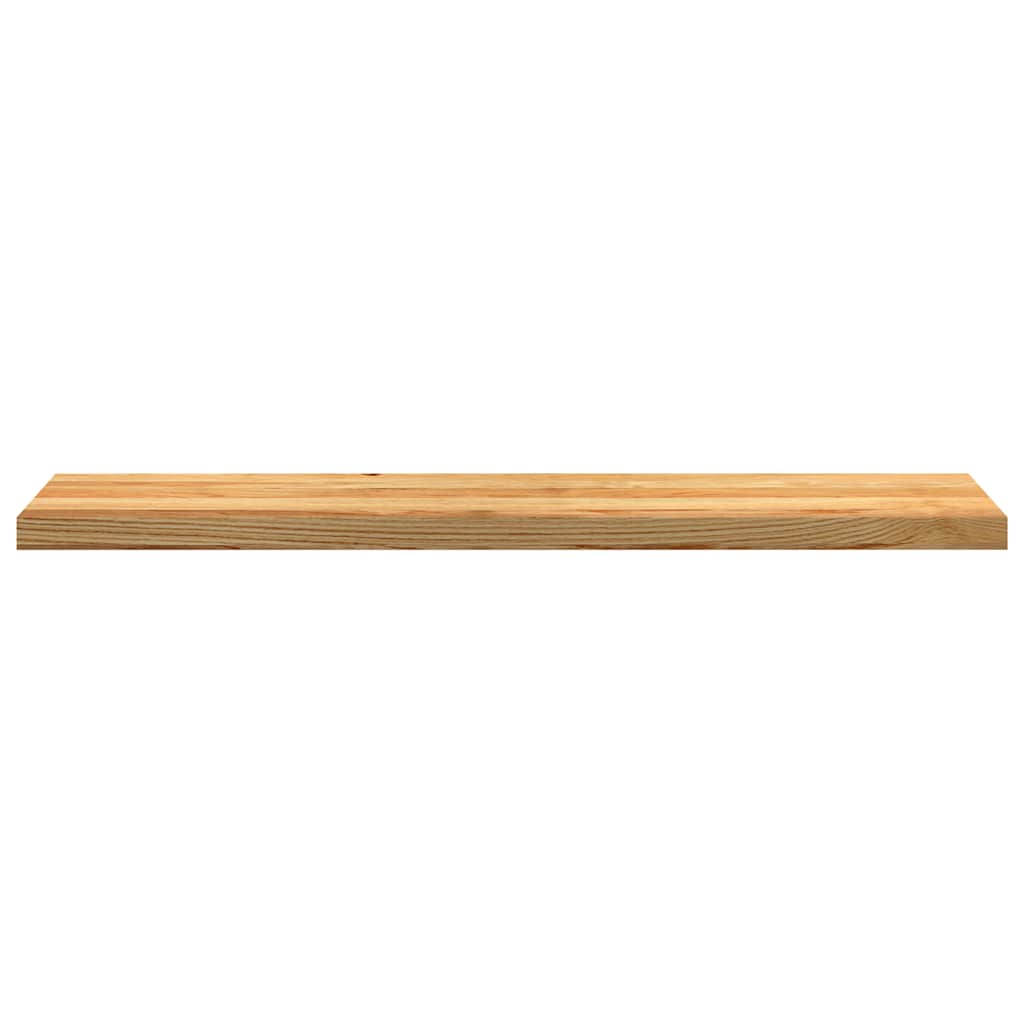 Davanzali 2 pz Marrone Chiaro 120x25x2cm Legno Massello Rovere
