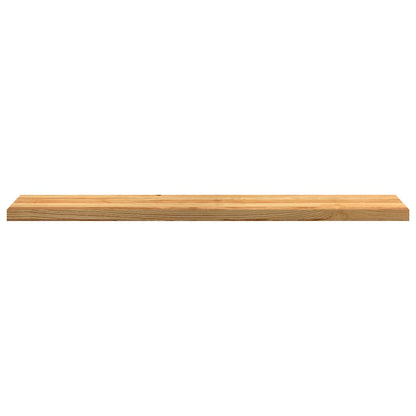 Davanzali 2 pz Marrone Chiaro 140x25x2cm Legno Massello Rovere
