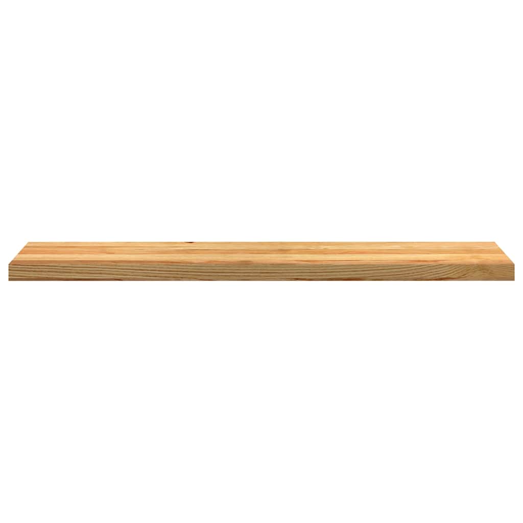 Davanzali 2 pz Marrone Chiaro 120x30x2 cm Legno Massello Rovere